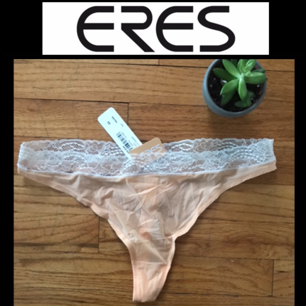 NWT ERES Silk Lace Thong